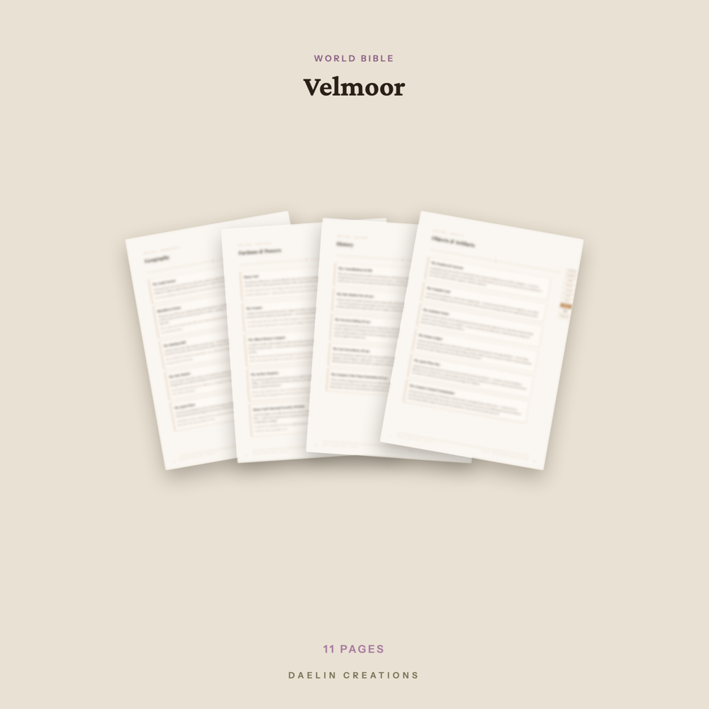 Dark Romance World Bible — image 3