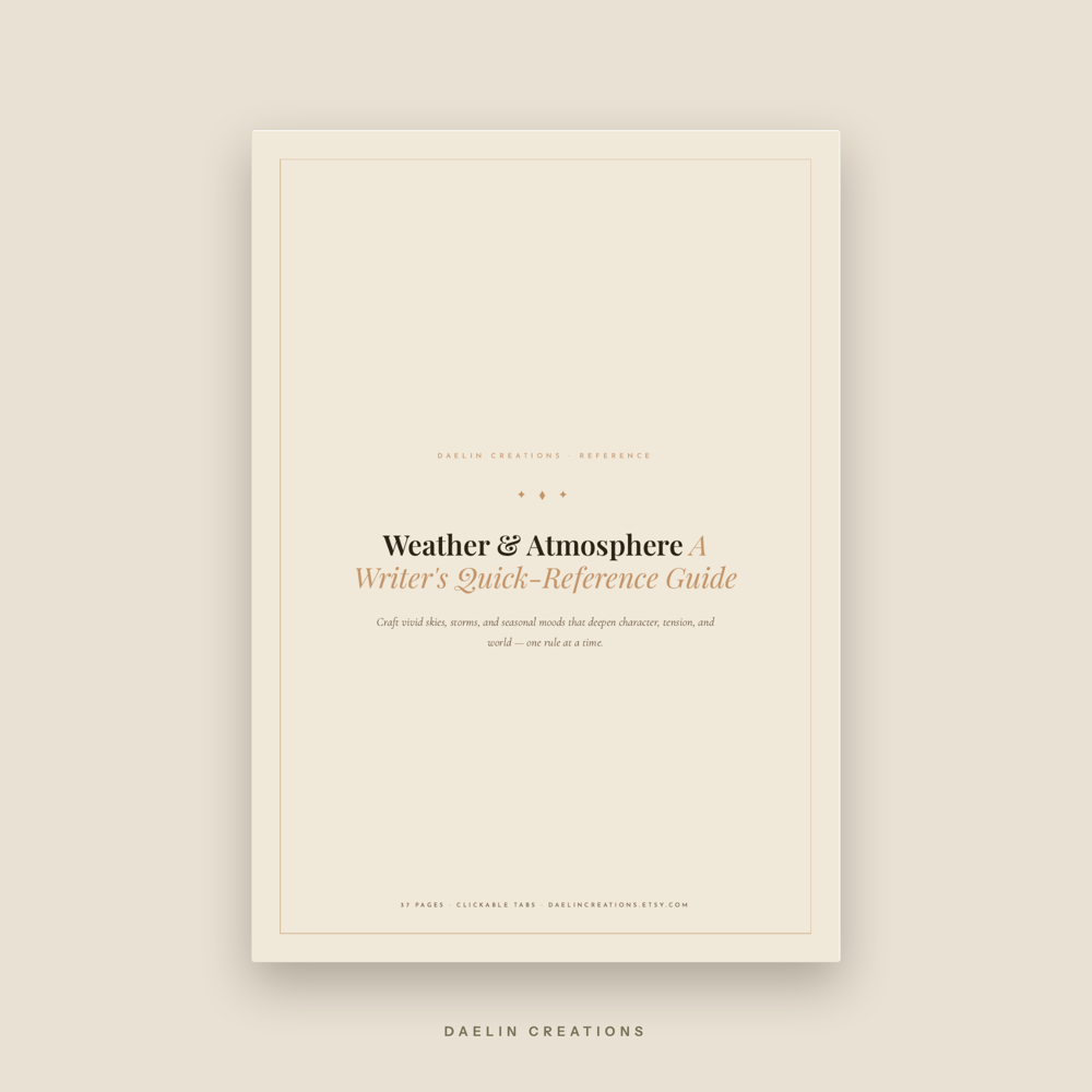 Weather & Atmosphere Writing Guide