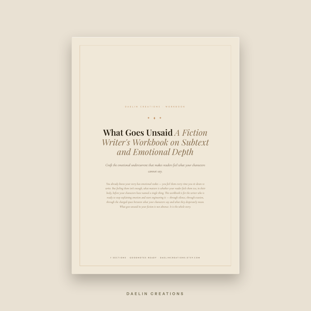 Subtext & Emotional Depth Workbook for Fiction Writers
