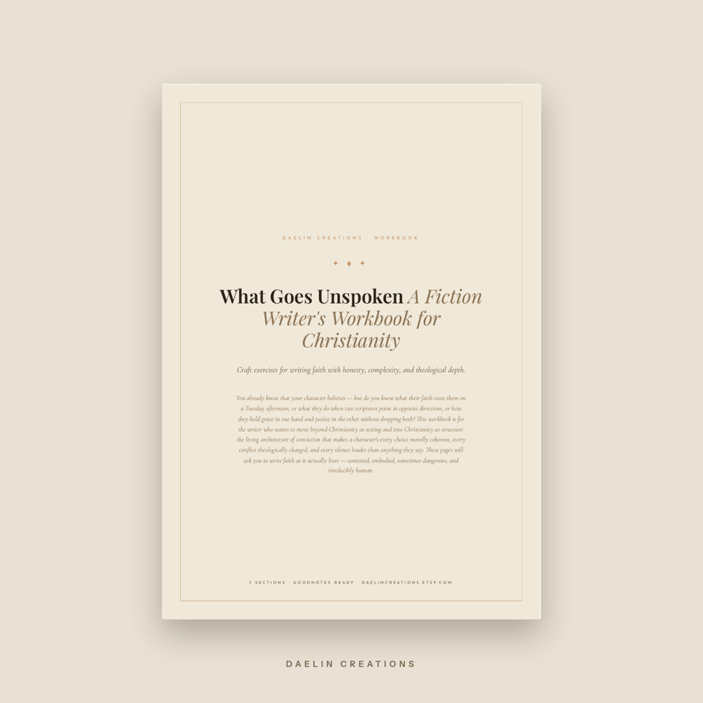 Christian Fiction Writing Workbook